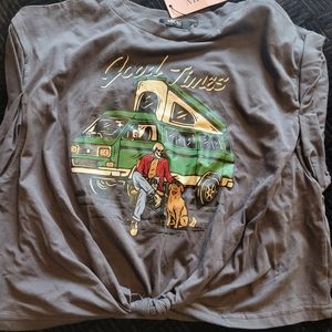 Good Times Grey Crop Too